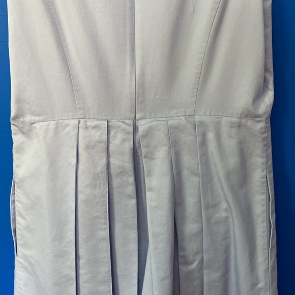 ANN TAYLOR Light Blue Cotton Sleeveless Dress Sz 4 - Picture 8 of 13